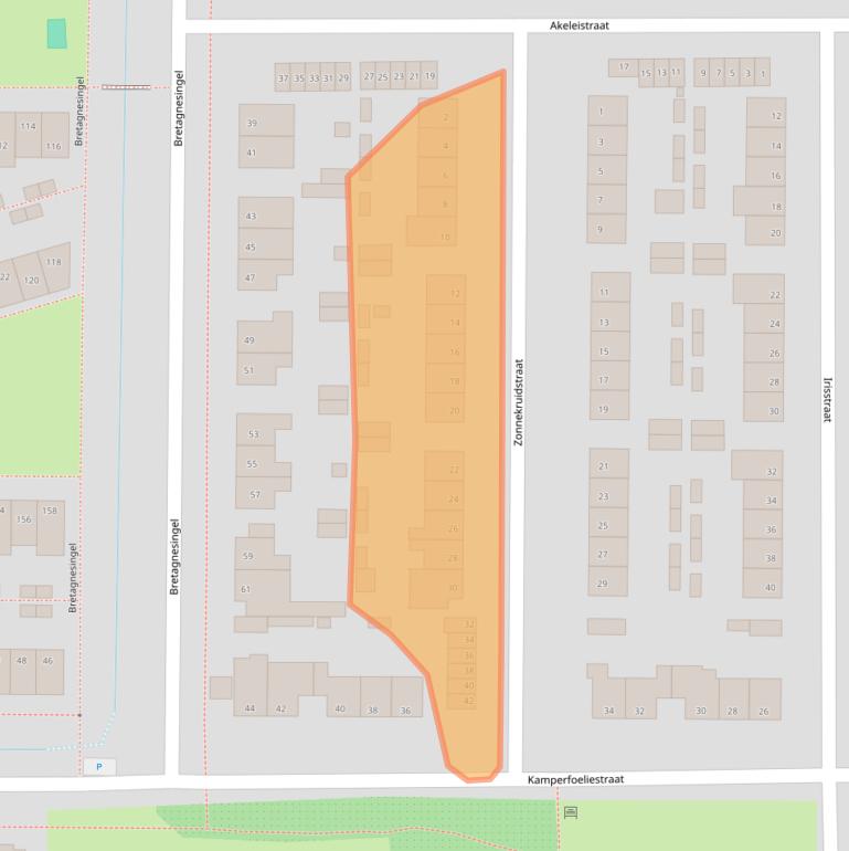 Kaart van postcodegebied 6666XL.