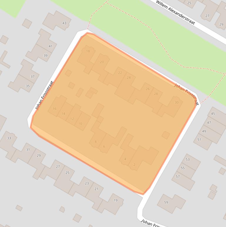 Kaart van postcodegebied 6668CB.