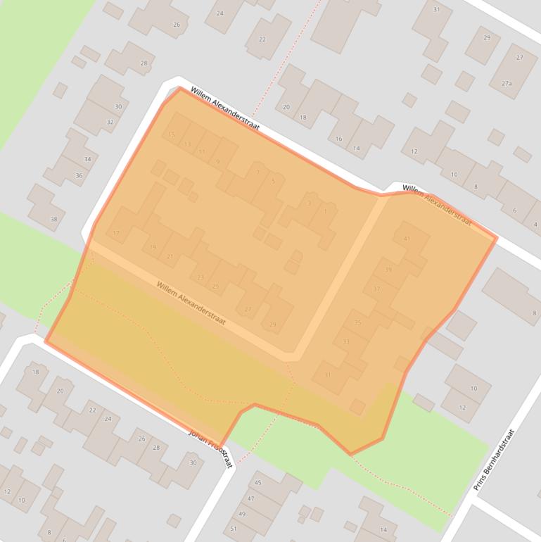 Kaart van postcodegebied 6668CC.