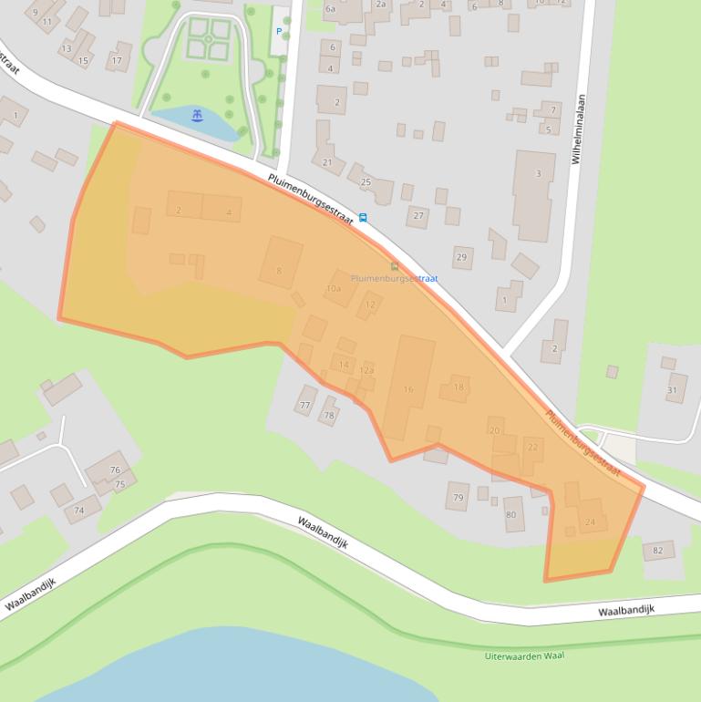 Kaart van postcodegebied 6669AB.