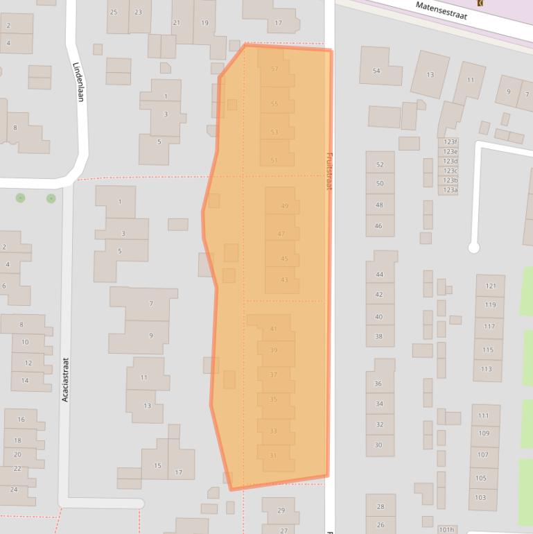 Kaart van postcodegebied 6669BB.