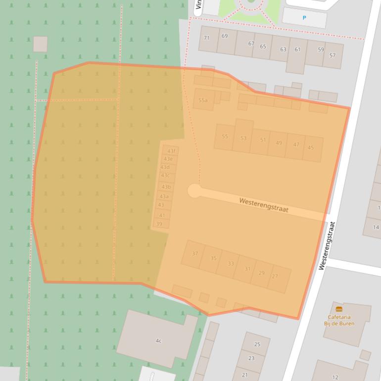 Kaart van postcodegebied 6669BG.