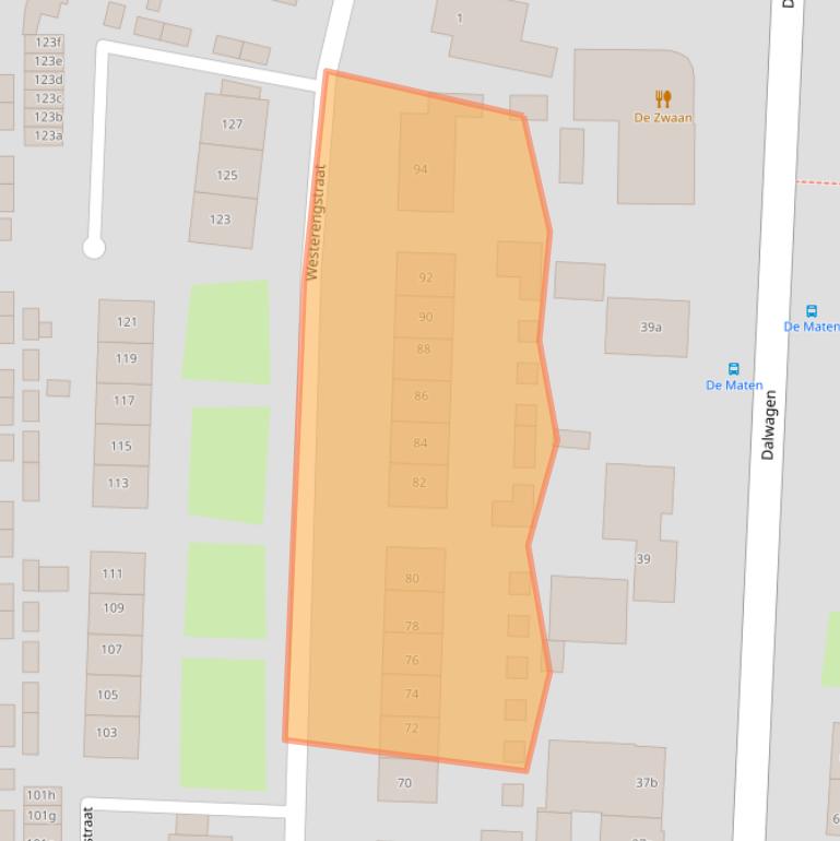 Kaart van postcodegebied 6669BM.