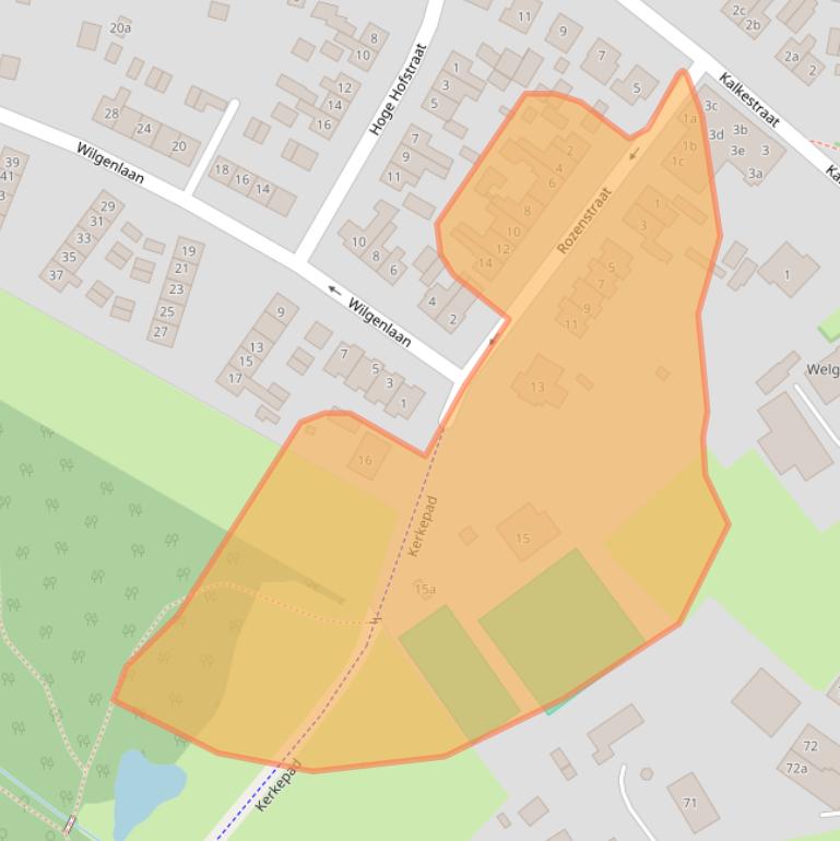 Kaart van postcodegebied 6669BR.