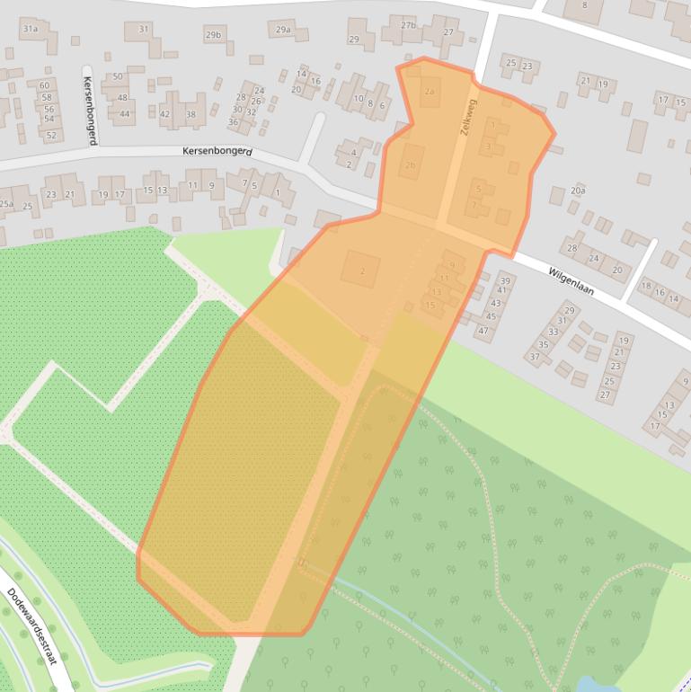 Kaart van postcodegebied 6669BX.