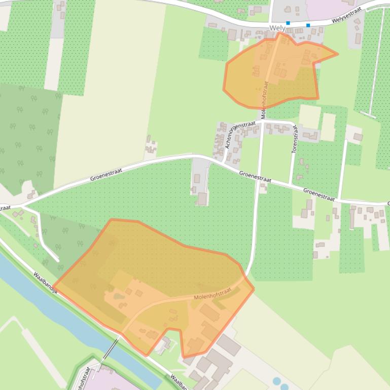 Kaart van postcodegebied 6669DM.