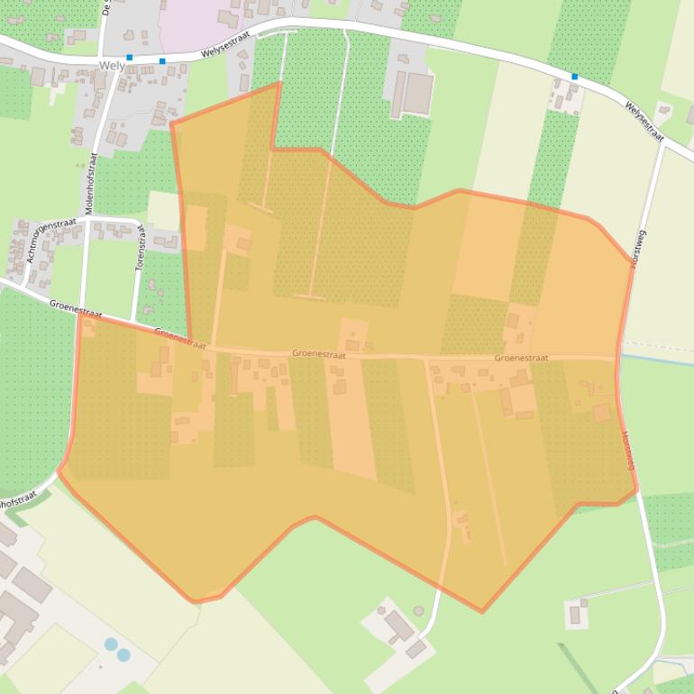 Kaart van postcodegebied 6669DS.