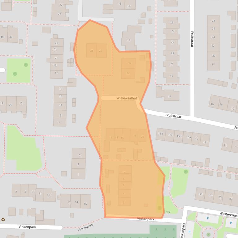 Kaart van postcodegebied 6669EB.