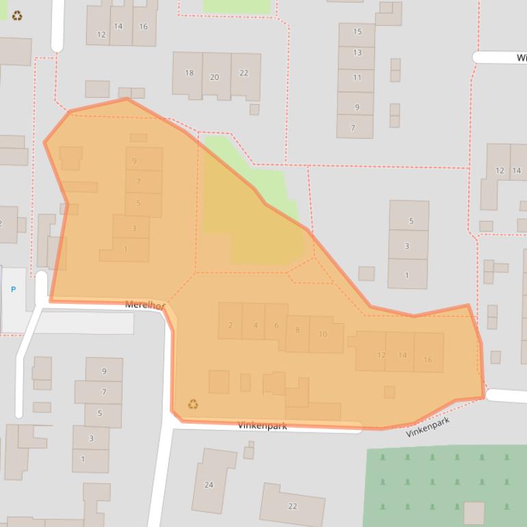 Kaart van postcodegebied 6669EC.