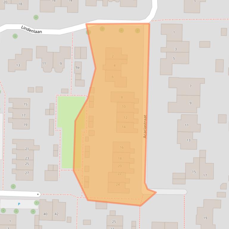 Kaart van postcodegebied 6669EL.