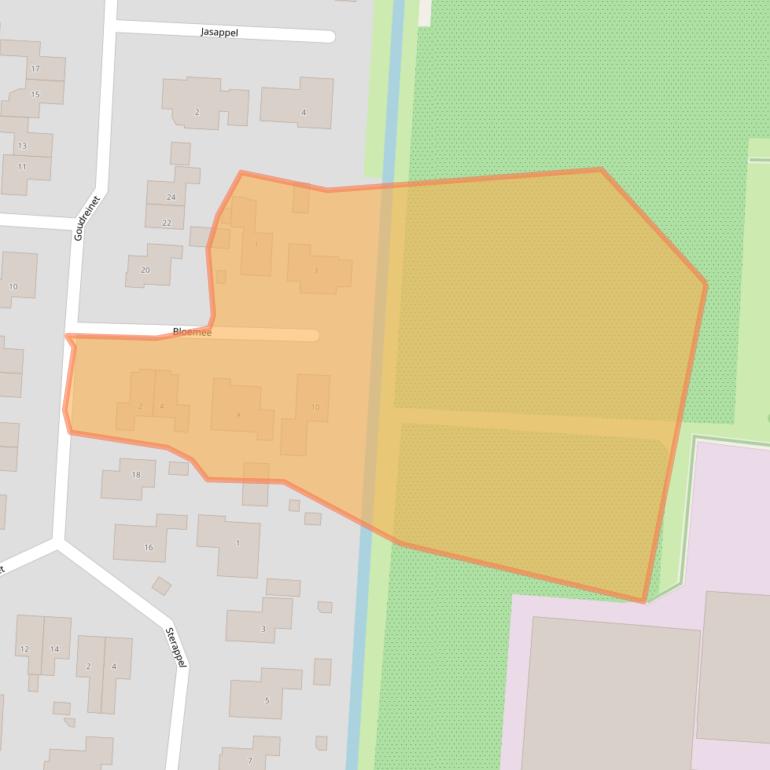 Kaart van postcodegebied 6669GE.