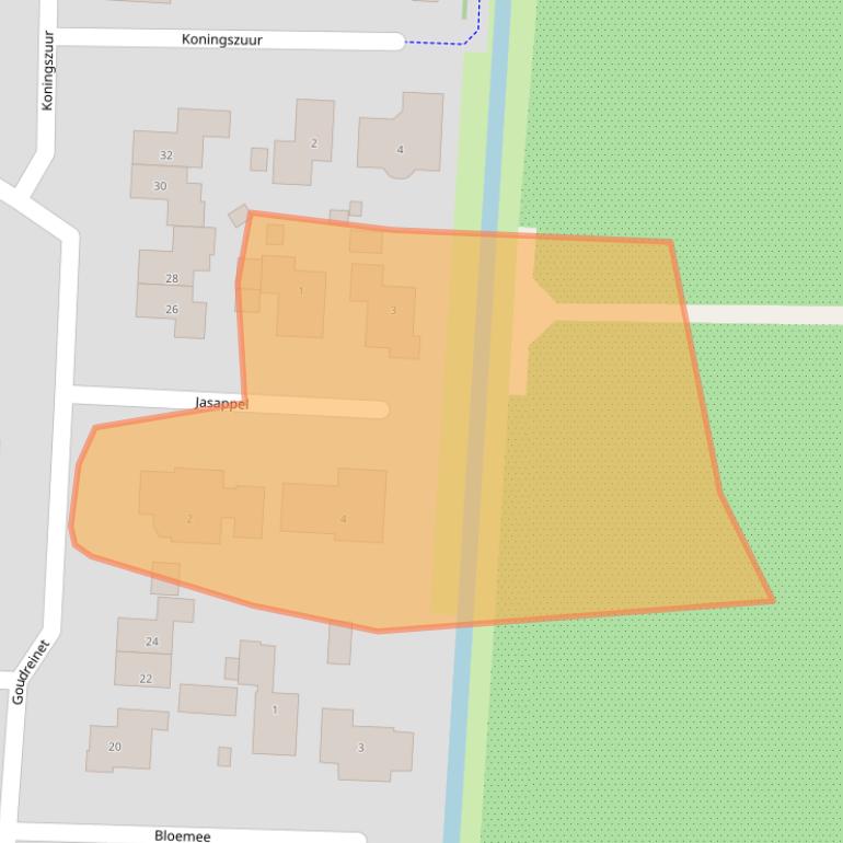 Kaart van postcodegebied 6669GH.