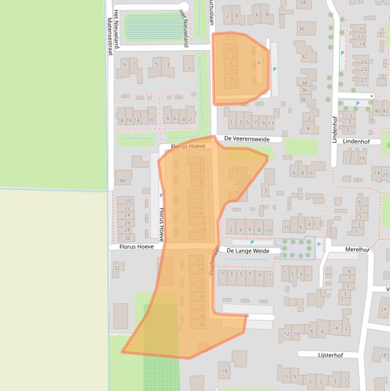 Kaart van postcodegebied 6669HA.