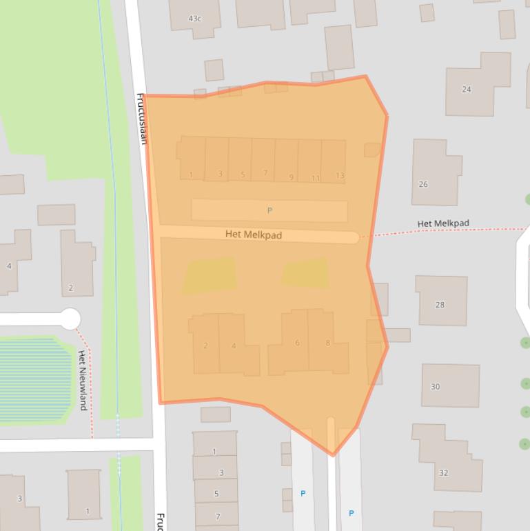 Kaart van postcodegebied 6669HB.