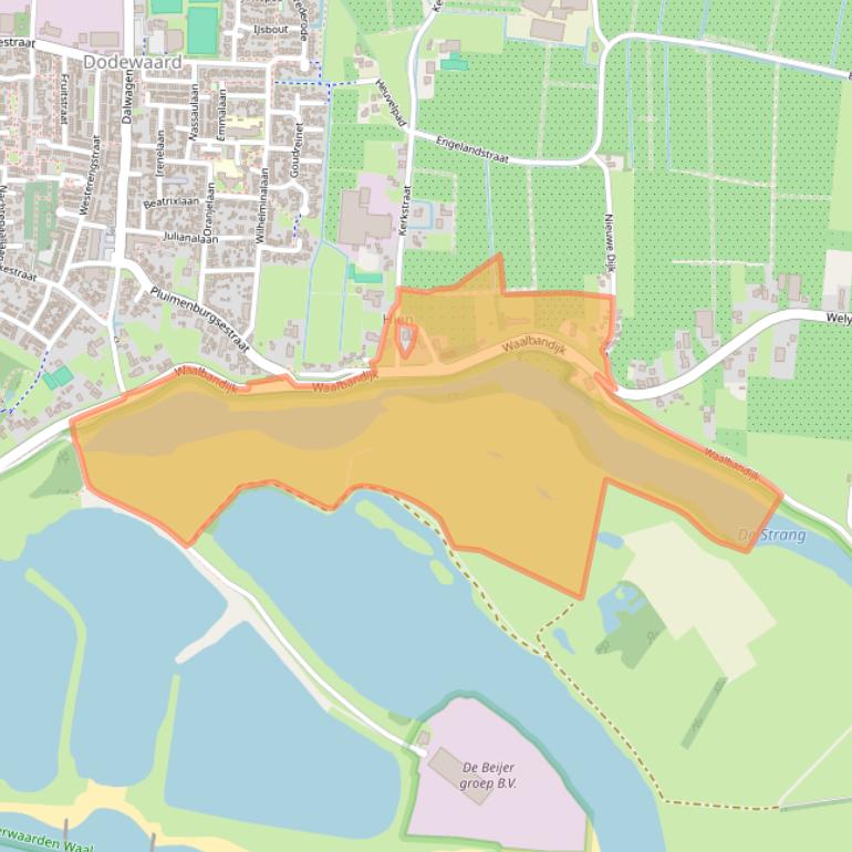 Kaart van postcodegebied 6669ME.