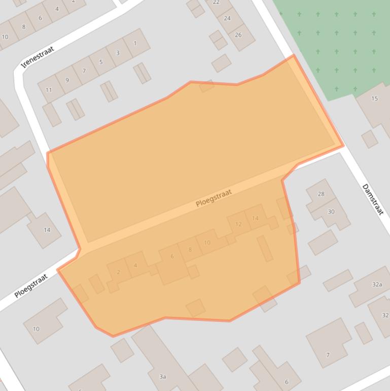 Kaart van postcodegebied 6671AH.