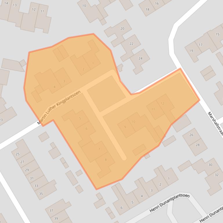 Kaart van postcodegebied 6671BP.