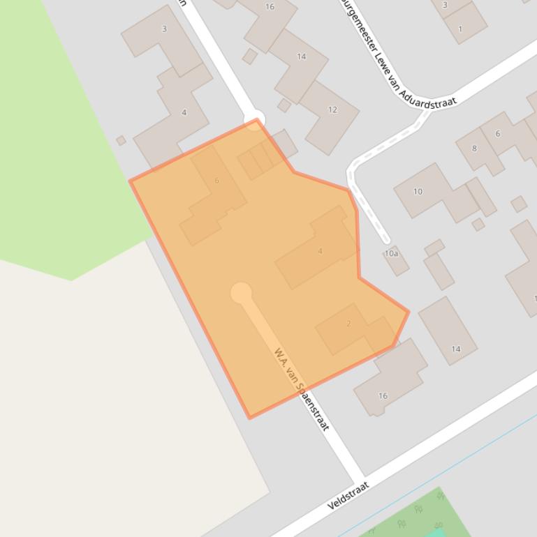 Kaart van postcodegebied 6671BZ.