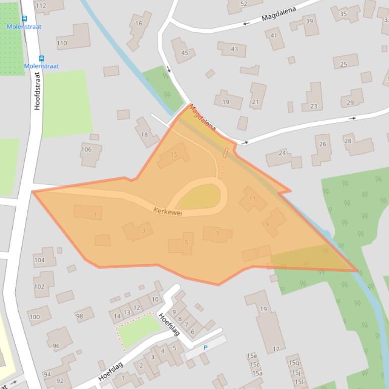 Kaart van postcodegebied 6671CN.