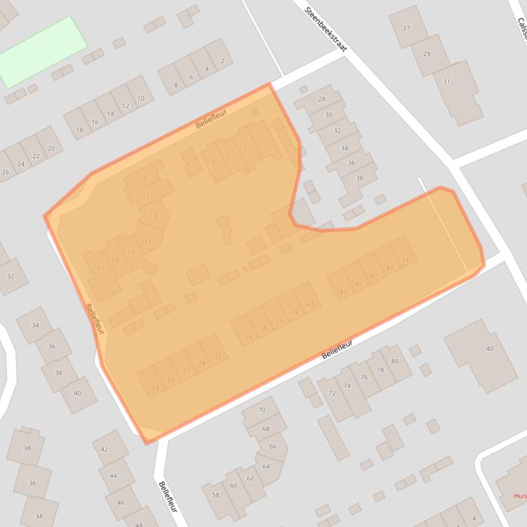 Kaart van postcodegebied 6671DS.