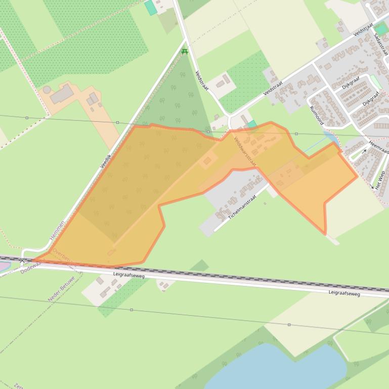 Kaart van postcodegebied 6671MA.