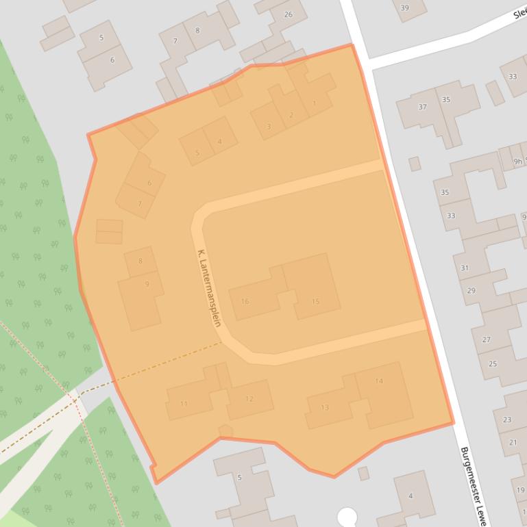 Kaart van postcodegebied 6671ZH.