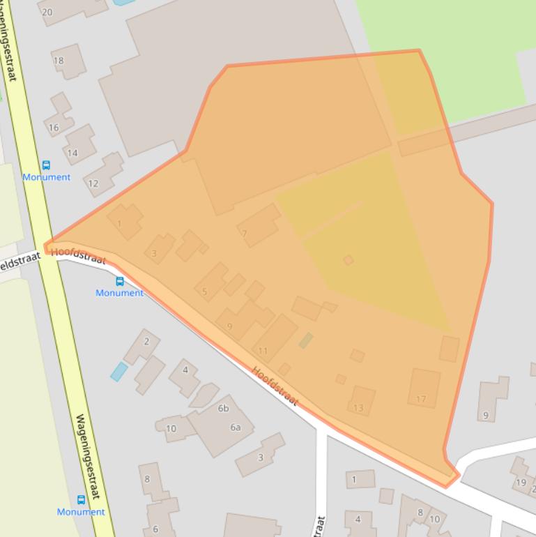 Kaart van postcodegebied 6673BA.