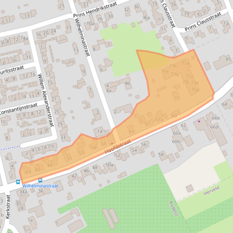 Kaart van postcodegebied 6673BC.