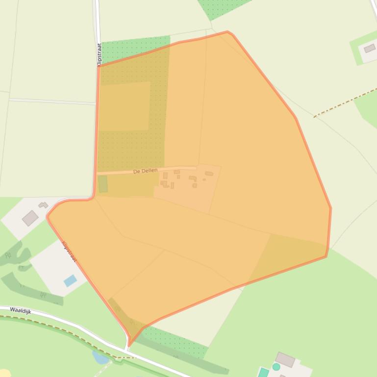 Kaart van postcodegebied 6673MD.