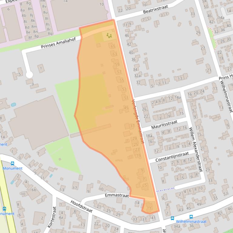 Kaart van postcodegebied 6673XA.