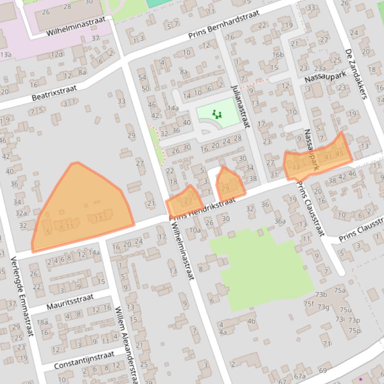 Kaart van postcodegebied 6673XH.