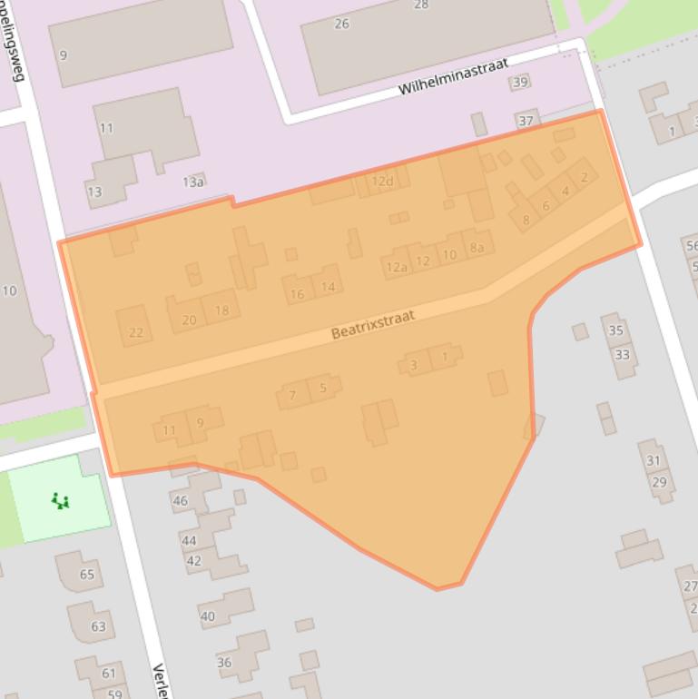 Kaart van postcodegebied 6673XP.