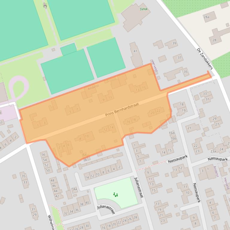 Kaart van postcodegebied 6673XZ.