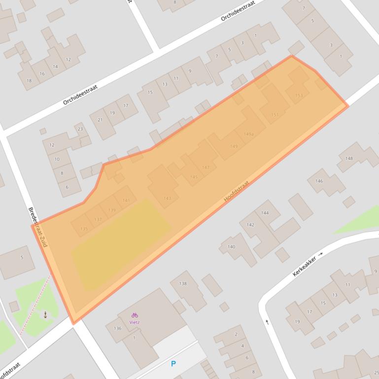 Kaart van postcodegebied 6674BB.