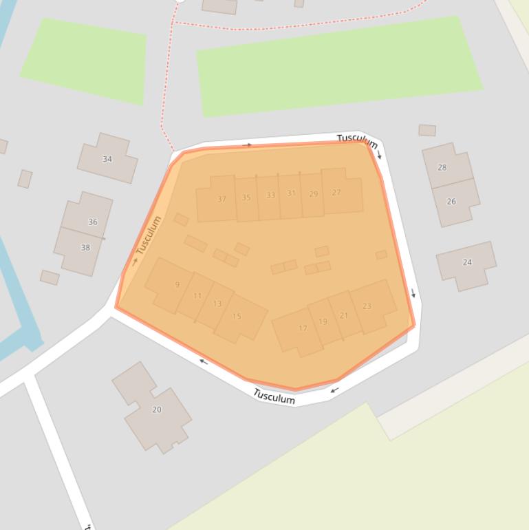 Kaart van postcodegebied 6674DM.