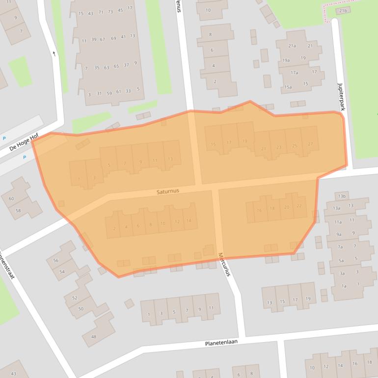 Kaart van postcodegebied 6674EE.