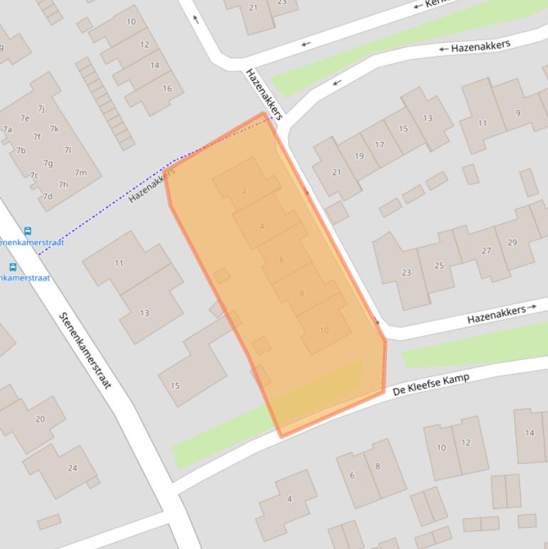 Kaart van postcodegebied 6674ER.