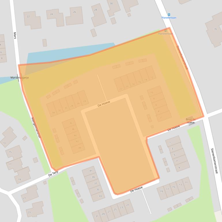 Kaart van postcodegebied 6674HC.