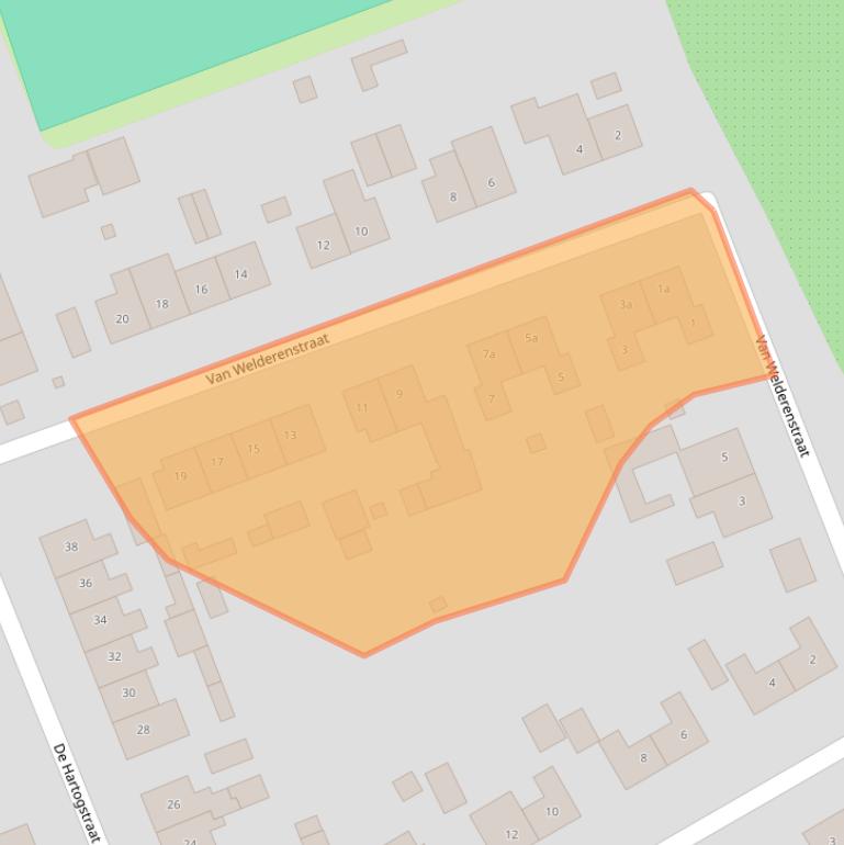 Kaart van postcodegebied 6675AM.