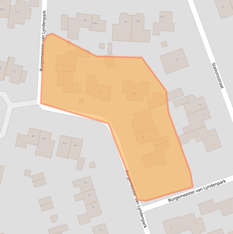 Kaart van postcodegebied 6675AX.