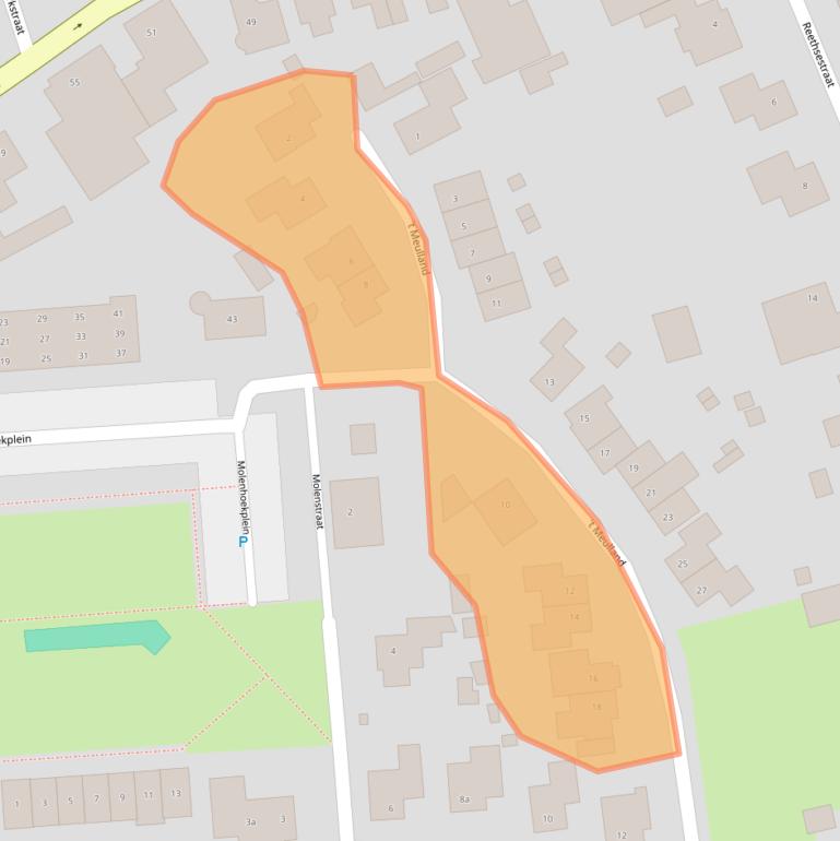 Kaart van postcodegebied 6675BW.