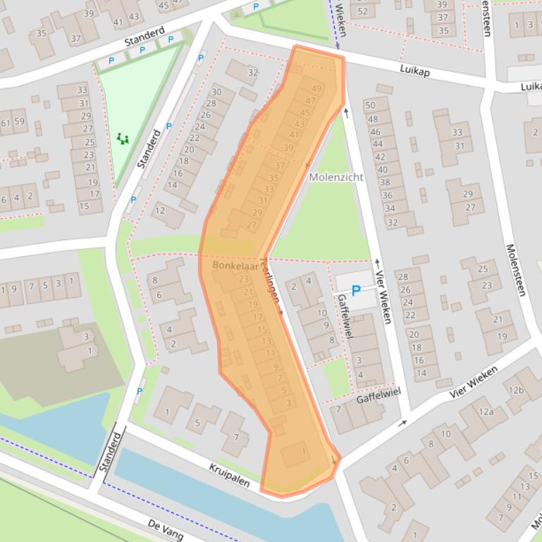 Kaart van postcodegebied 6675GE.