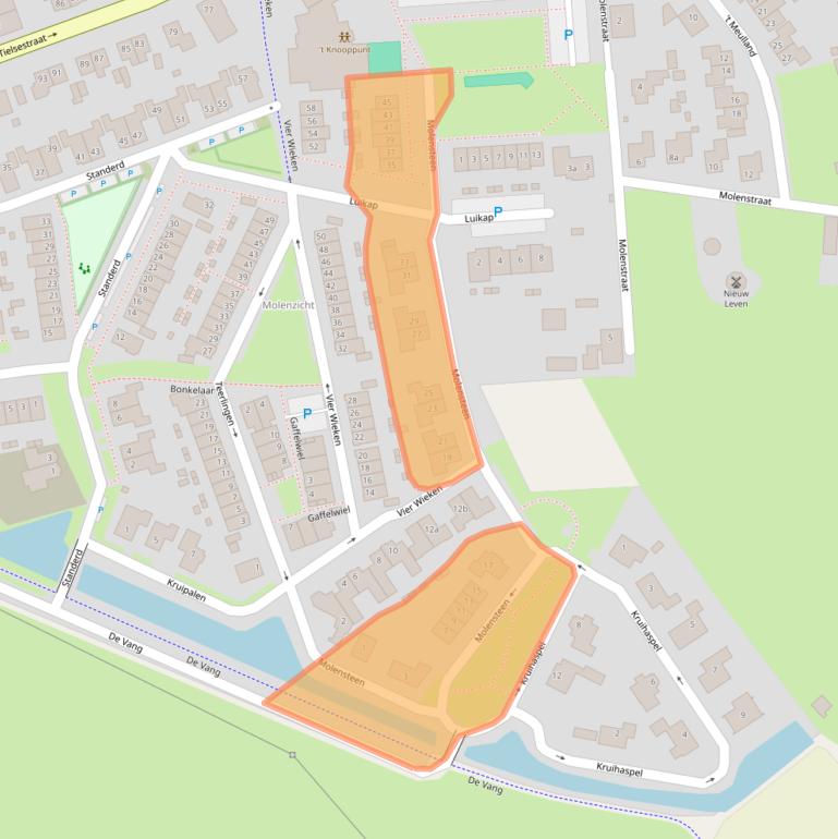 Kaart van postcodegebied 6675GJ.