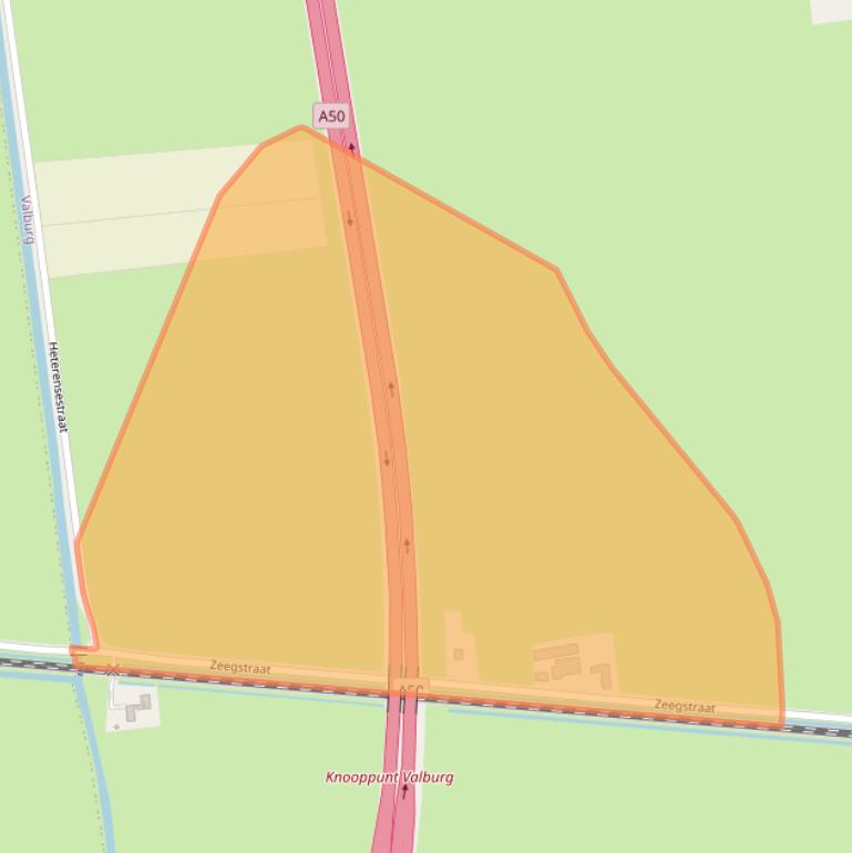 Kaart van postcodegebied 6675MB.