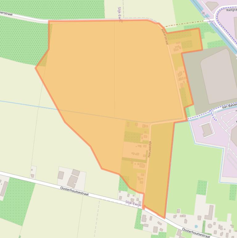 Kaart van postcodegebied 6677PA.