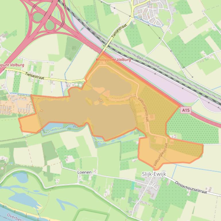 Kaart van postcodegebied 6677PC.