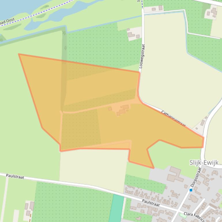 Kaart van postcodegebied 6677PD.