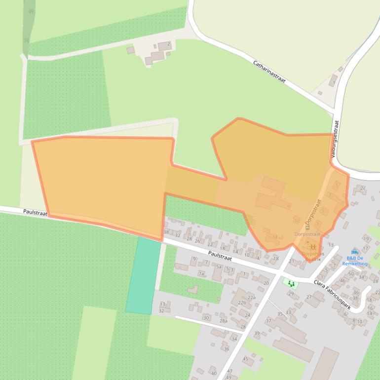 Kaart van postcodegebied 6677PG.