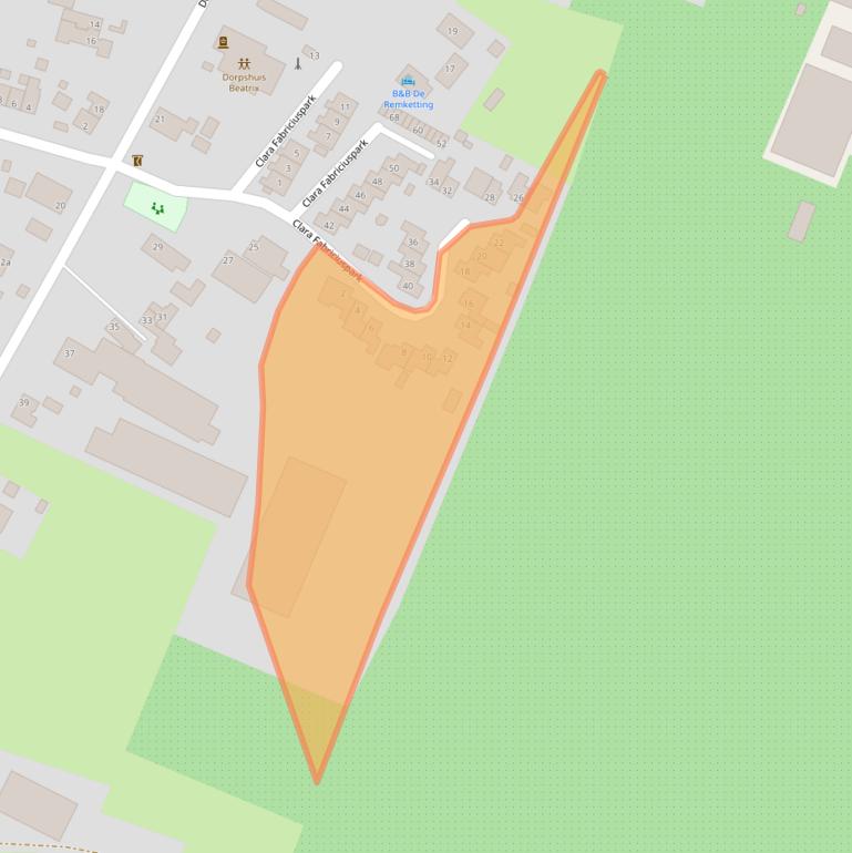 Kaart van postcodegebied 6677PP.