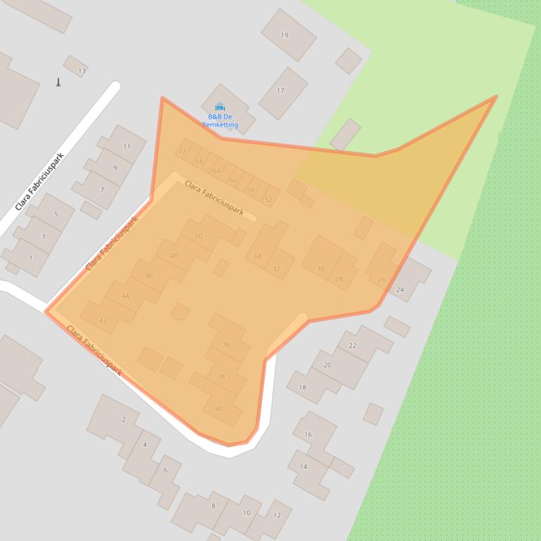 Kaart van postcodegebied 6677PR.